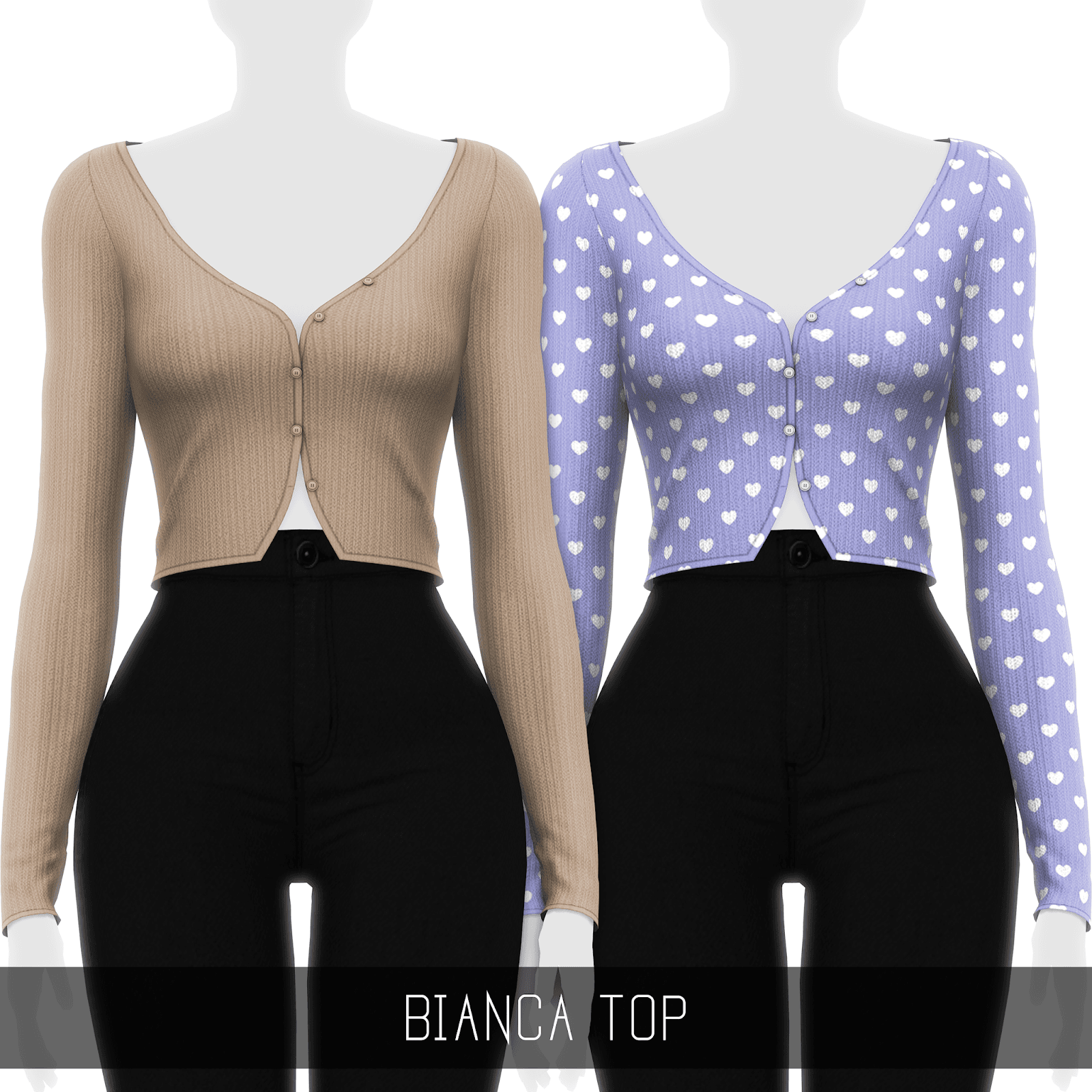 Скриншот мода Кардиган Bianca Top